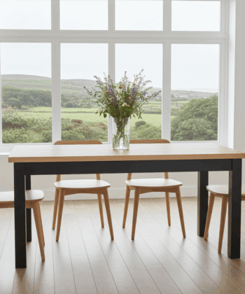 Versatile ExtendMax Dining Table – Solid Beech Legs 120x70cm