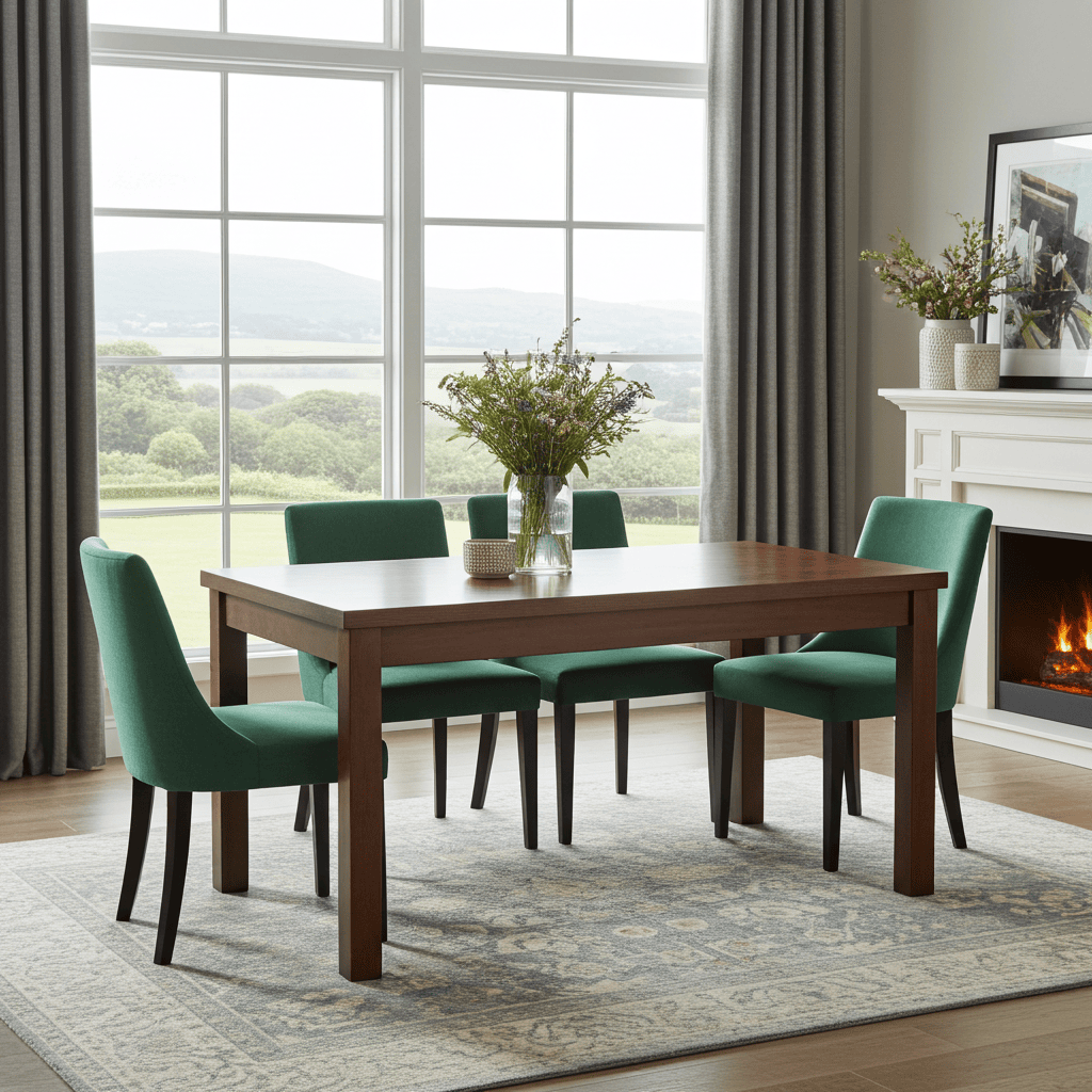 Versatile ExtendMax Dining Table – Solid Beech Legs 120x70cm