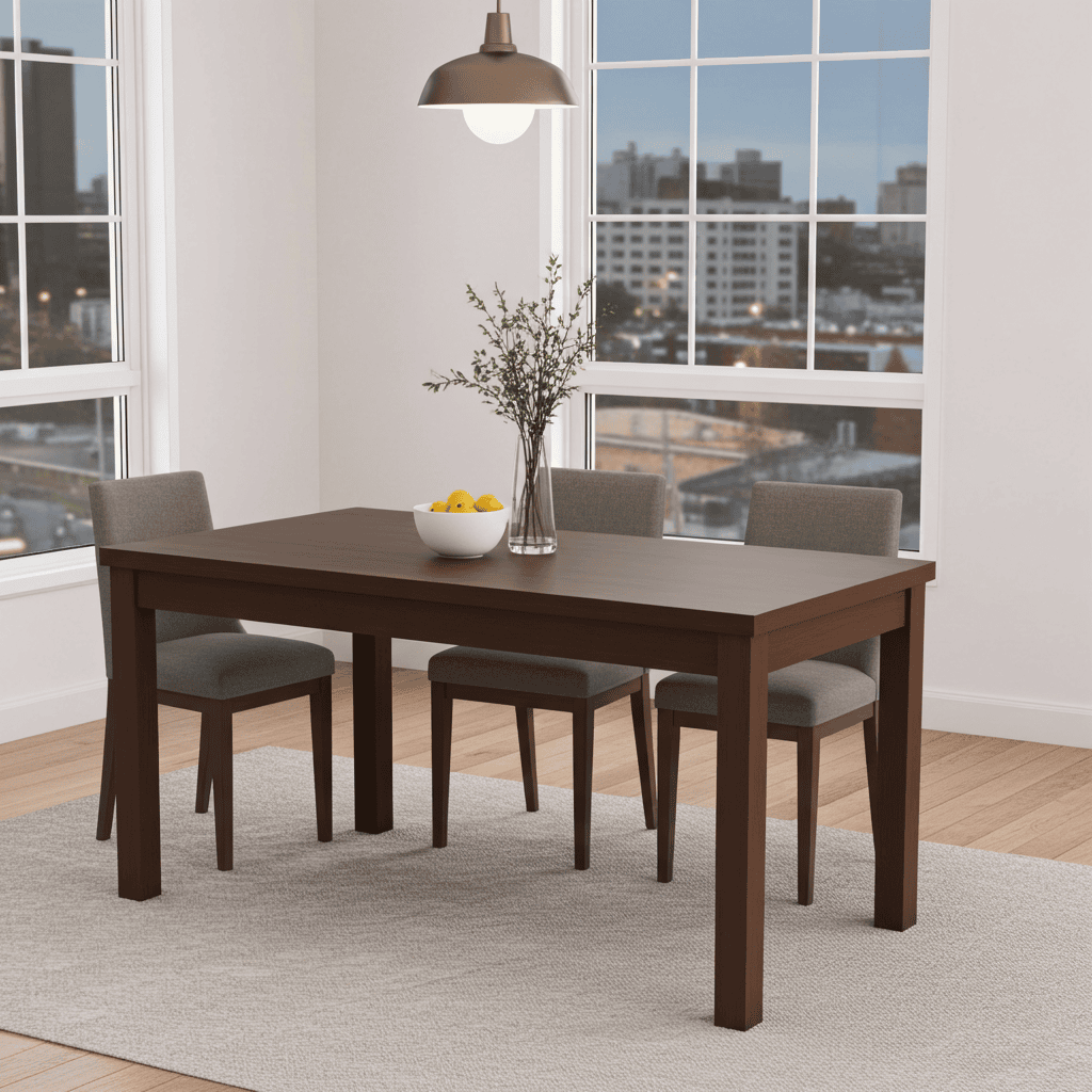 Versatile ExtendMax Dining Table – Solid Beech Legs 120x70cm