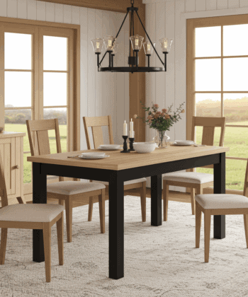 Versatile ExtendMax Dining Table – Solid Beech Legs 120x70cm
