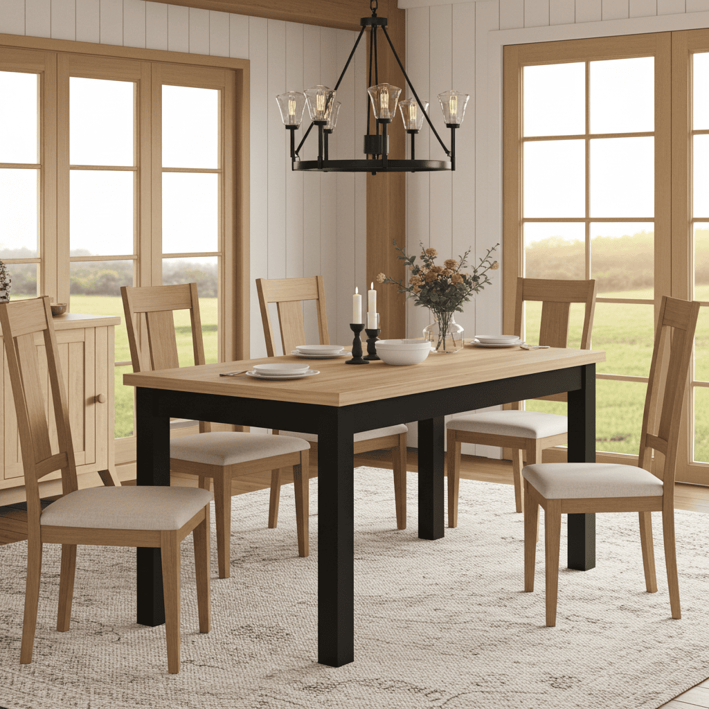 Versatile ExtendMax Dining Table – Solid Beech Legs 120x70cm