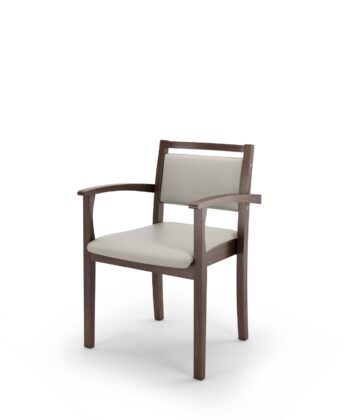 VITO Stackable Wooden Armchair – Upholstered Comfort