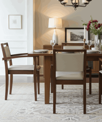 VITO Stackable Wooden Armchair – Upholstered Comfort