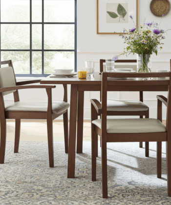 VITO Stackable Wooden Armchair – Upholstered Comfort