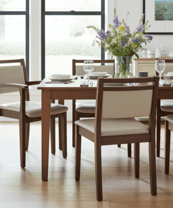 VITO Stackable Wooden Armchair – Upholstered Comfort