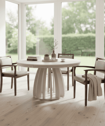 Axis  Extendable Dining Table – Cashmere, 100–180cm