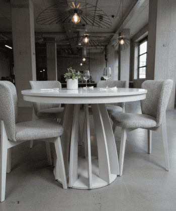 Axis Extendable Dining Table – Cashmere, 100–180cm