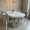 Axis  Extendable Dining Table – Cashmere, 100–180cm