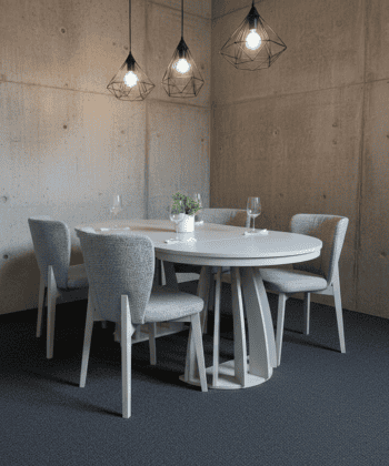 Axis Extendable Dining Table – Cashmere, 100–180cm