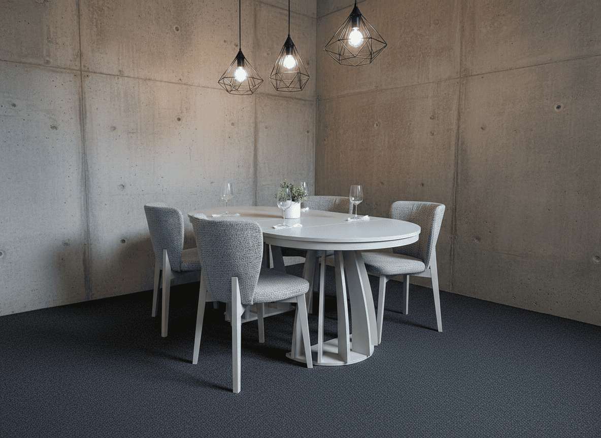 Axis Extendable Dining Table – Cashmere, 100–180cm