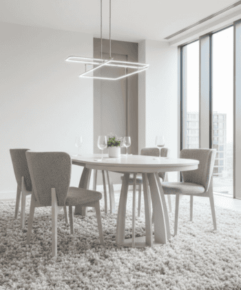 Axis Extendable Dining Table – Cashmere, 100–180cm