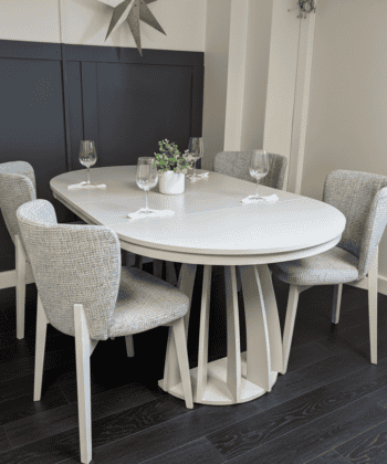 Axis Extendable Dining Table – Cashmere, 100–180cm