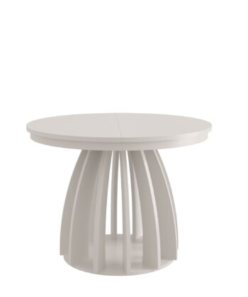 Axis Extendable Round Laminate Dining Table – Custom European Quality