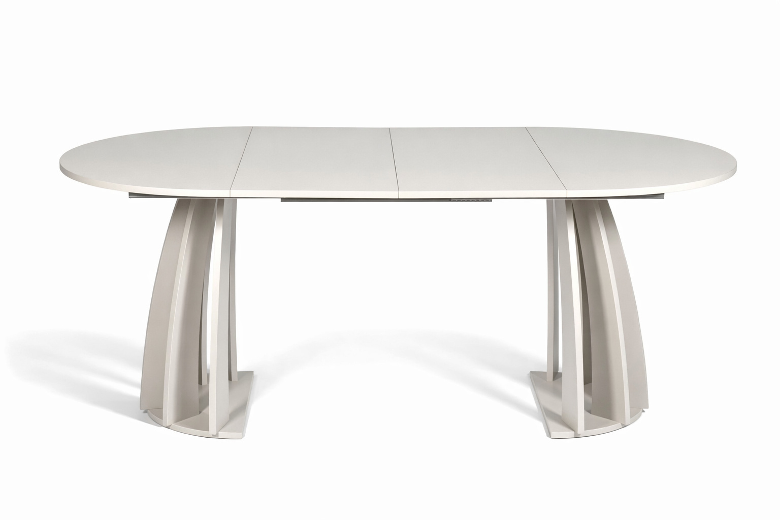 Axis Extendable Round Laminate Dining Table – Custom European Quality