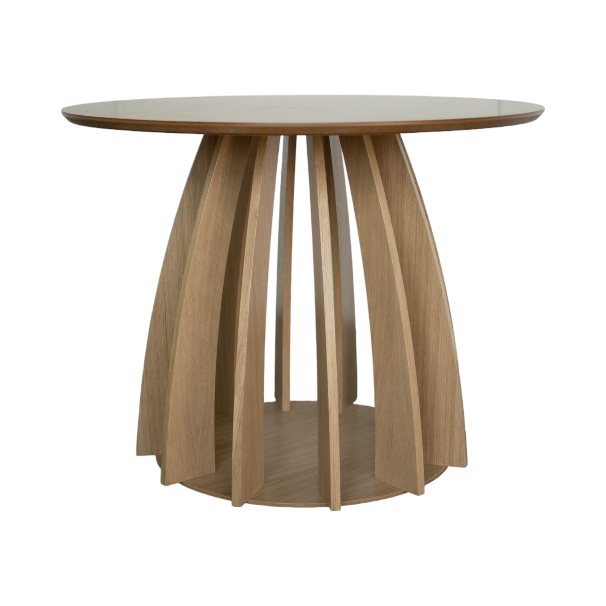 Axis Extendable Round Laminate Dining Table – Custom European Quality