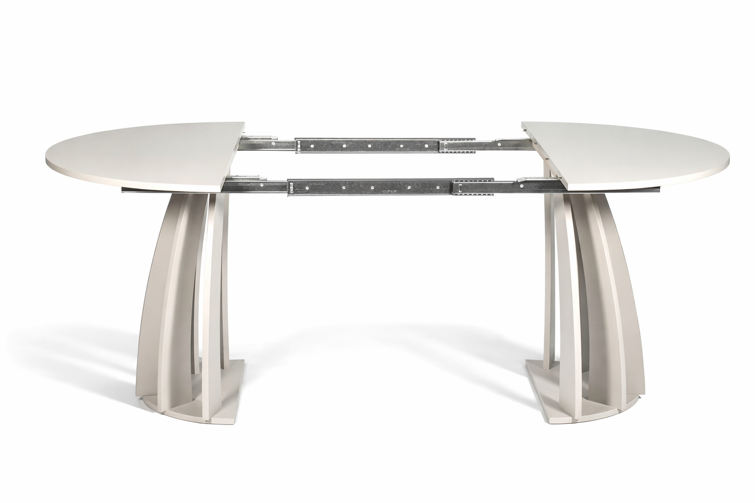 Axis Extendable Round Laminate Dining Table – Custom European Quality