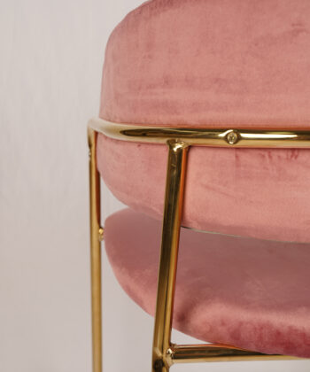 Azure Glam Velvet Chair