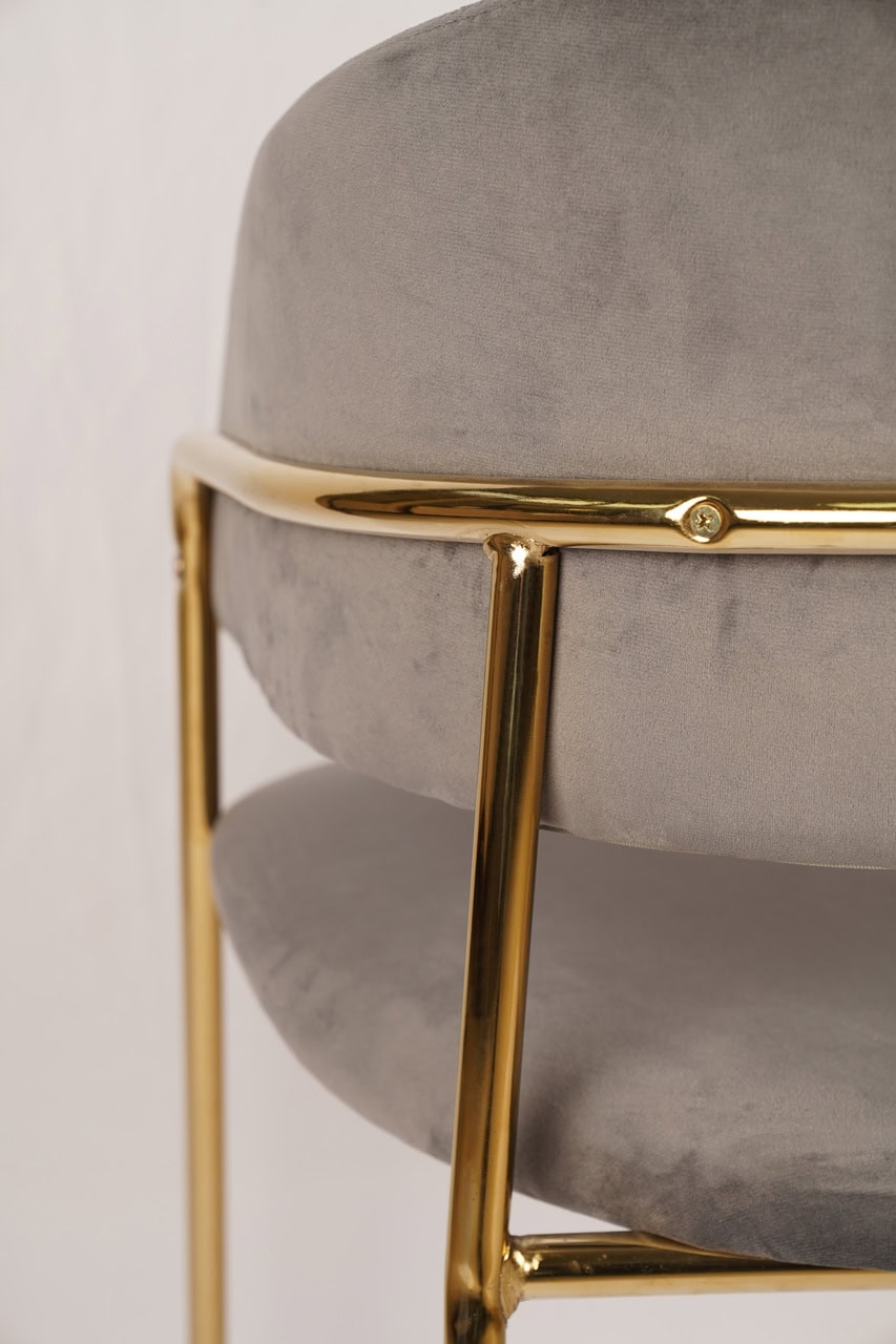 Azure Glam Velvet Chair