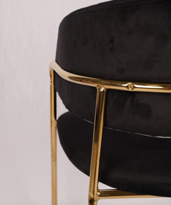 Azure Glam Velvet Chair