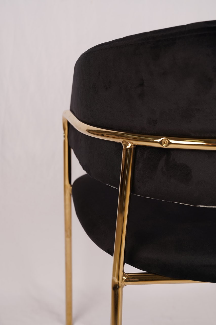 Azure Glam Velvet Chair