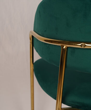 Azure Glam Velvet Chair