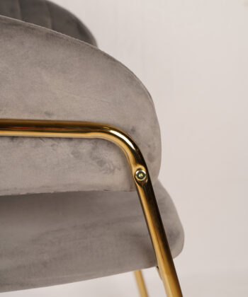 Azure Glam Velvet Chair