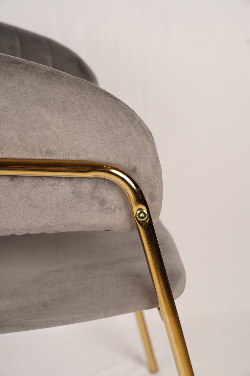 Azure Glam Velvet Chair
