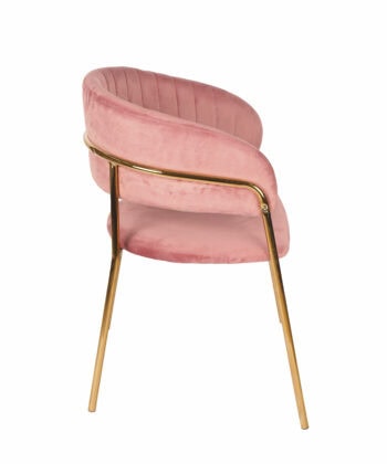 Azure Glam Velvet Chair