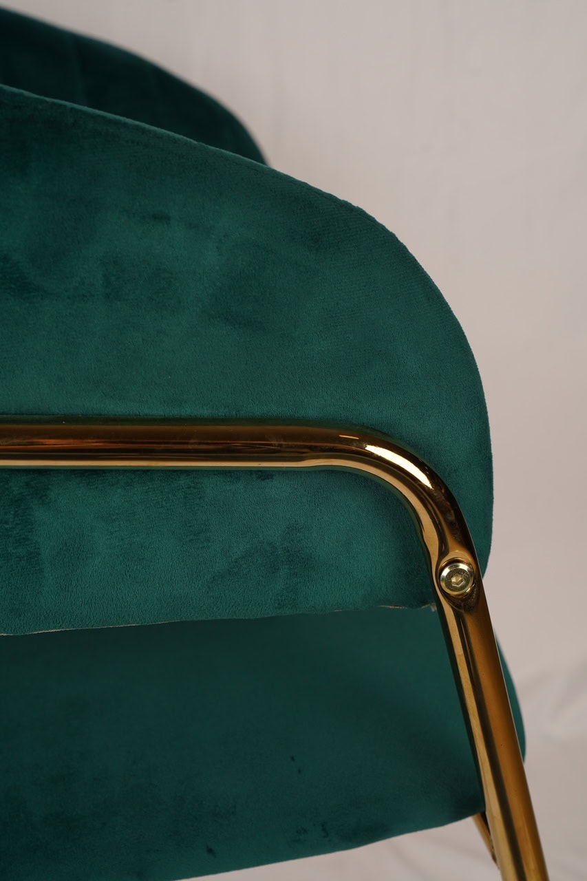 Azure Glam Velvet Chair