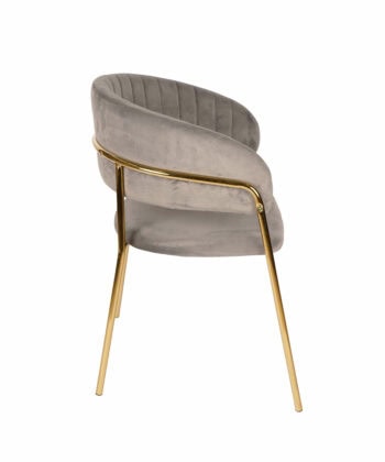 Azure Glam Velvet Chair