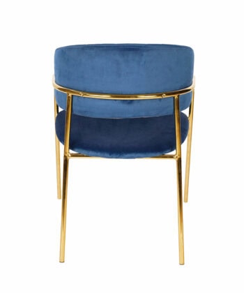 Azure Glam Velvet Chair