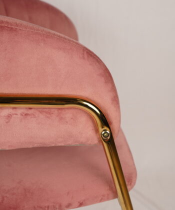 Azure Glam Velvet Chair