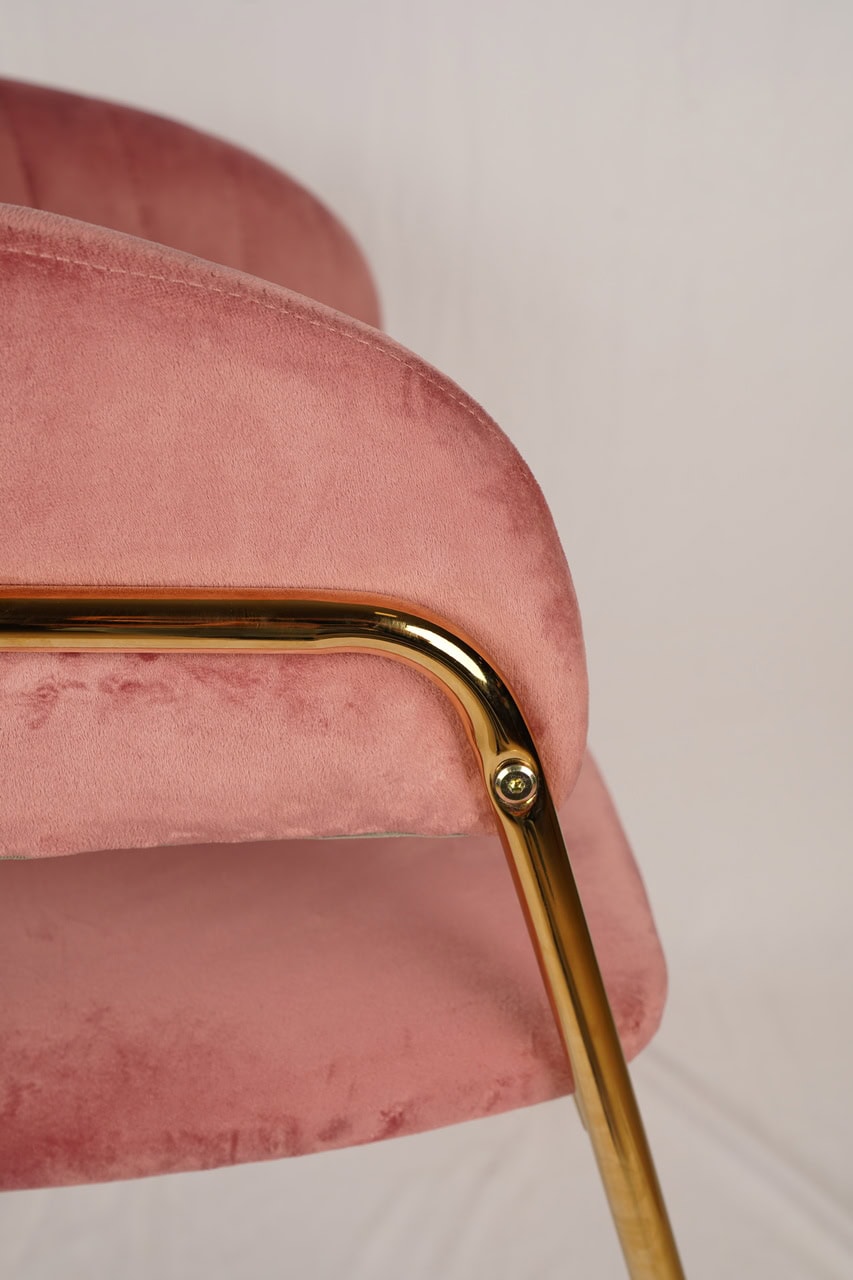 Azure Glam Velvet Chair