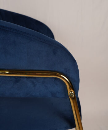 Azure Glam Velvet Chair