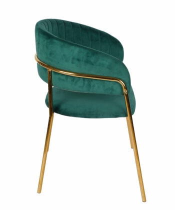 Azure Glam Velvet Chair