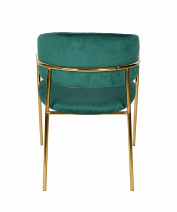 Azure Glam Velvet Chair