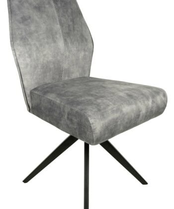 Berlin Grey Chenille Retro Chair