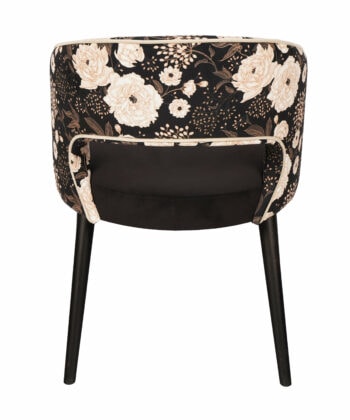 Bloom Noir Velvet Dining Chair