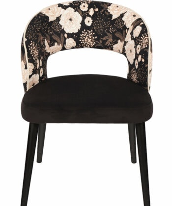 Bloom Noir Velvet Dining Chair
