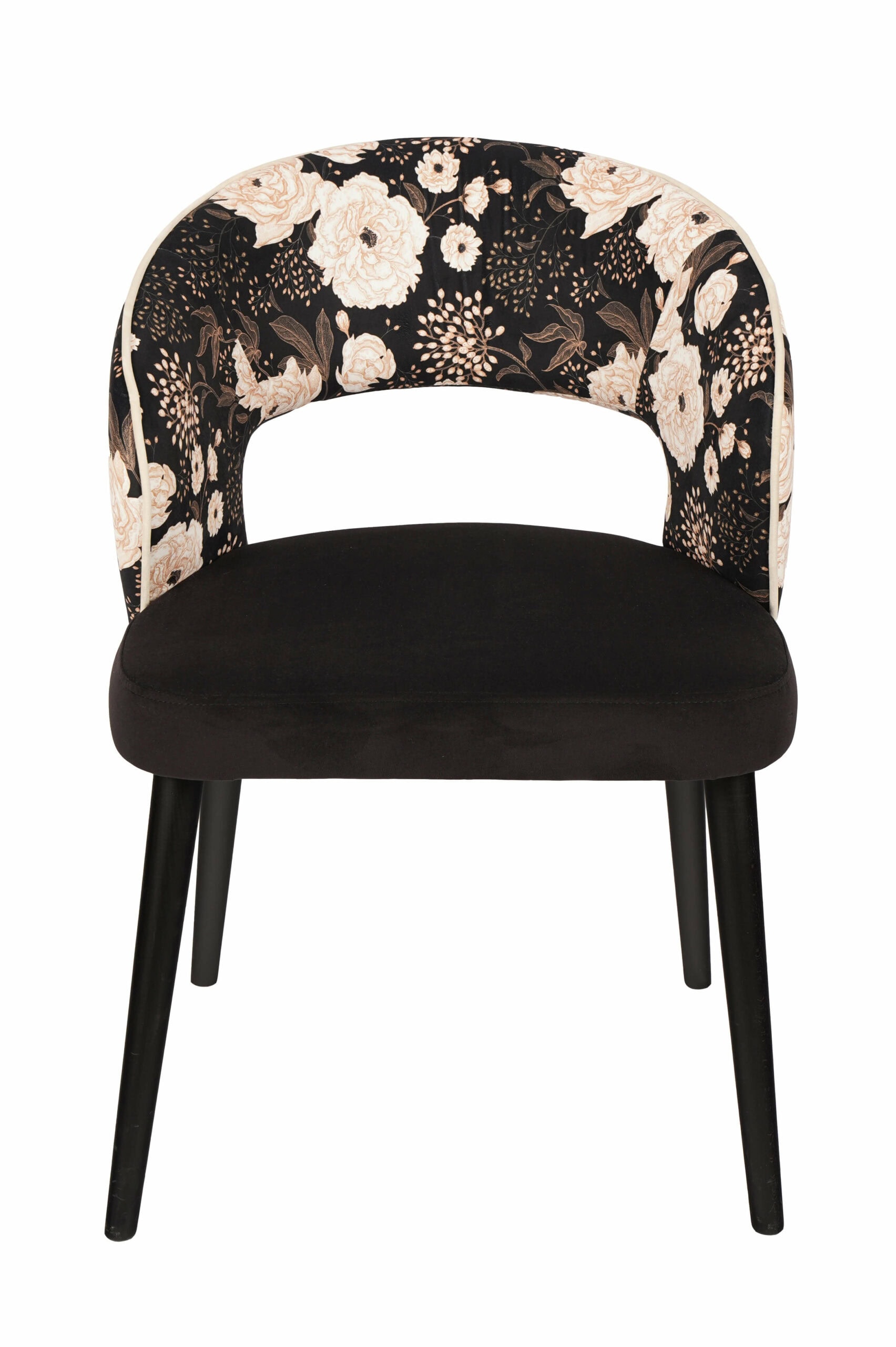 Bloom Noir Velvet Dining Chair