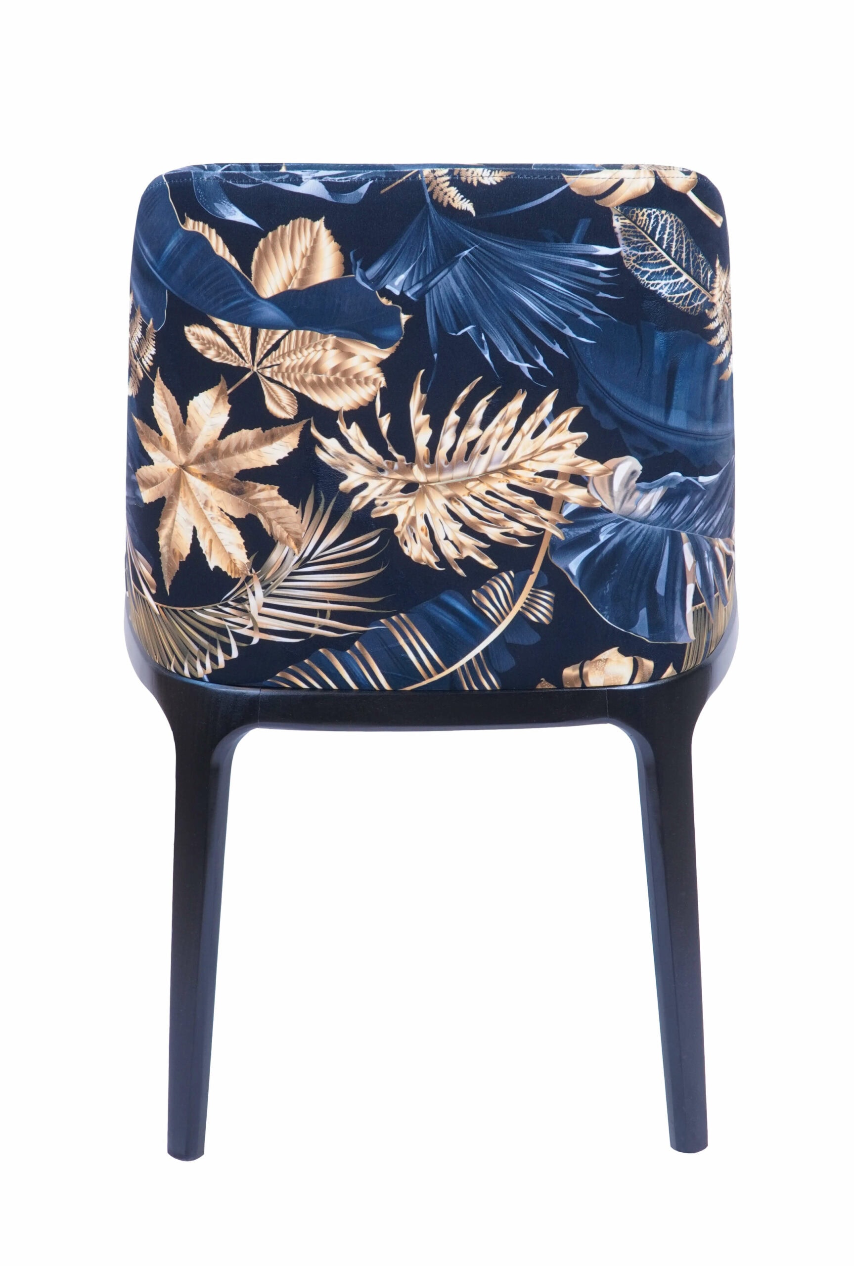 Emerald Monstera Velvet Chair