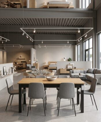 WotanExtend Black Oak Dining Table 140×80+40CM