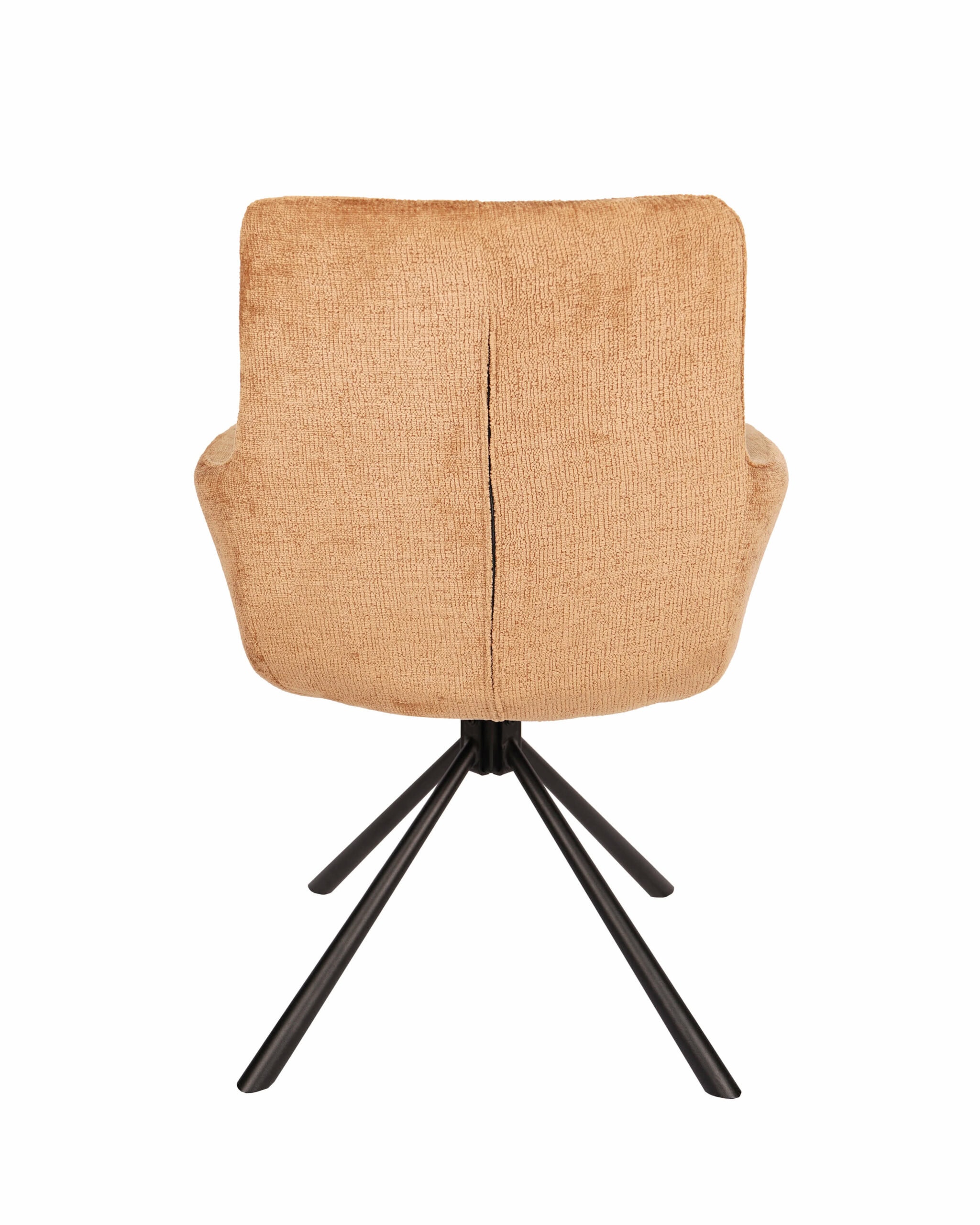 Hendi Grey Chenille Swivel Armchair