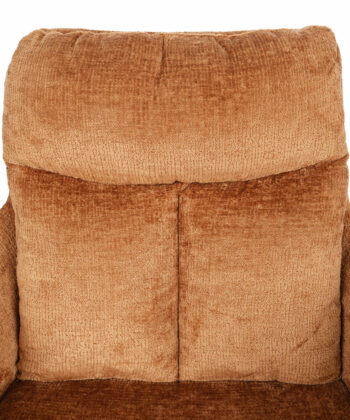Hendi Grey Chenille Swivel Armchair