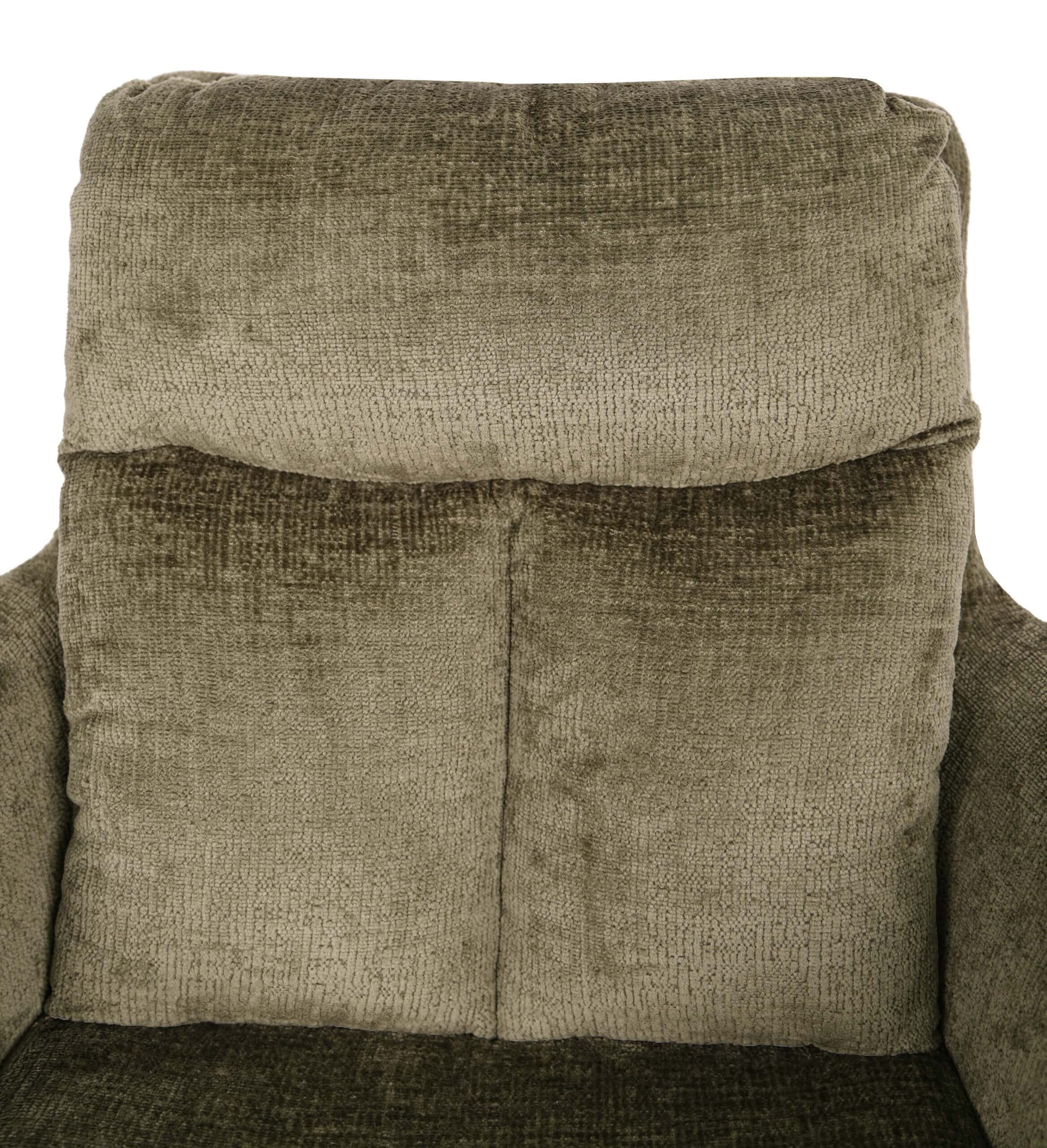 Hendi Grey Chenille Swivel Armchair