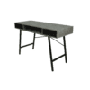 Kobe Concrete Effect Desk with Drawers and Shelf