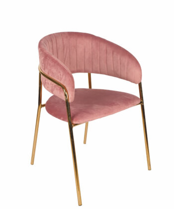 Azure Glam Velvet Chair