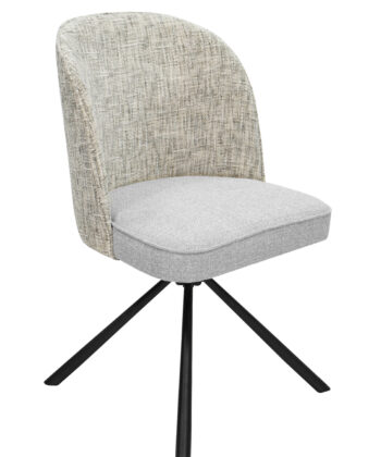 Spin38 Multi-Color Chenille Swivel Chair