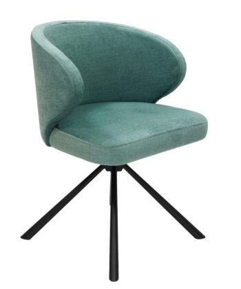 Twist40 Blue Chenille Swivel Chair