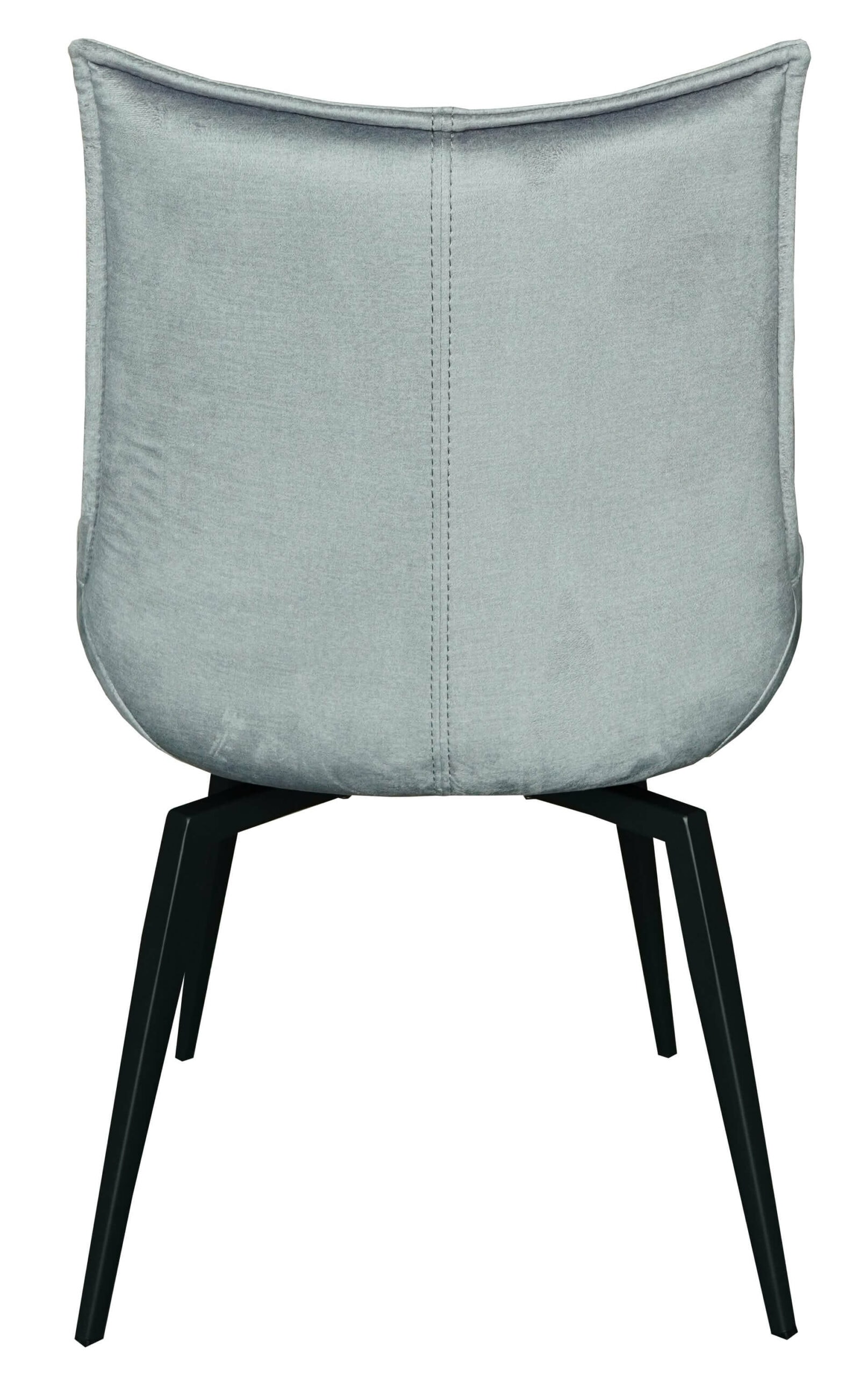 LoftSpin Bilbao Grey Velvet Armchair
